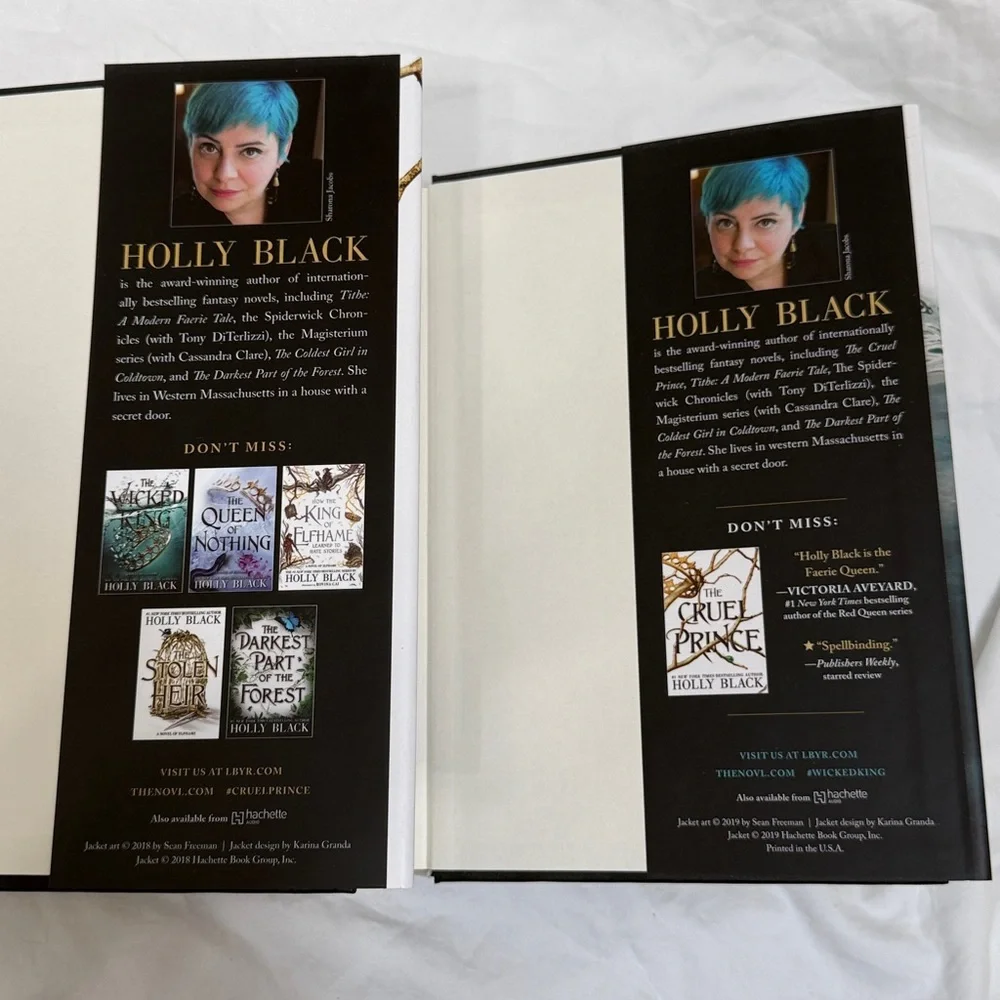 “The Cruel Prince” & “The Wicked King” Hardcover Fantasy Book Set by Holly Black - Picture 11 of 16